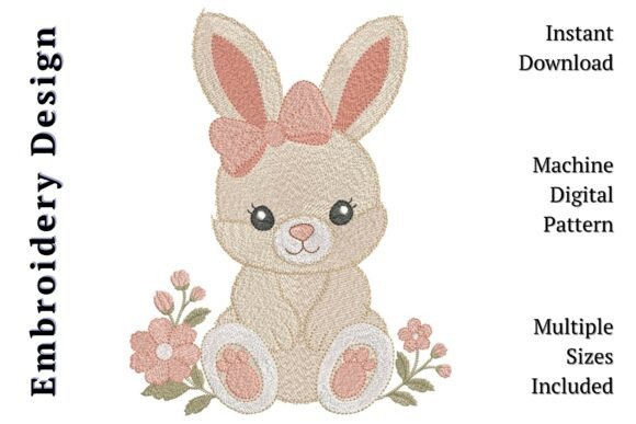 Baby Girl Bunny Floral