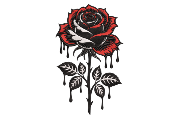 Gothic Dripping Rose